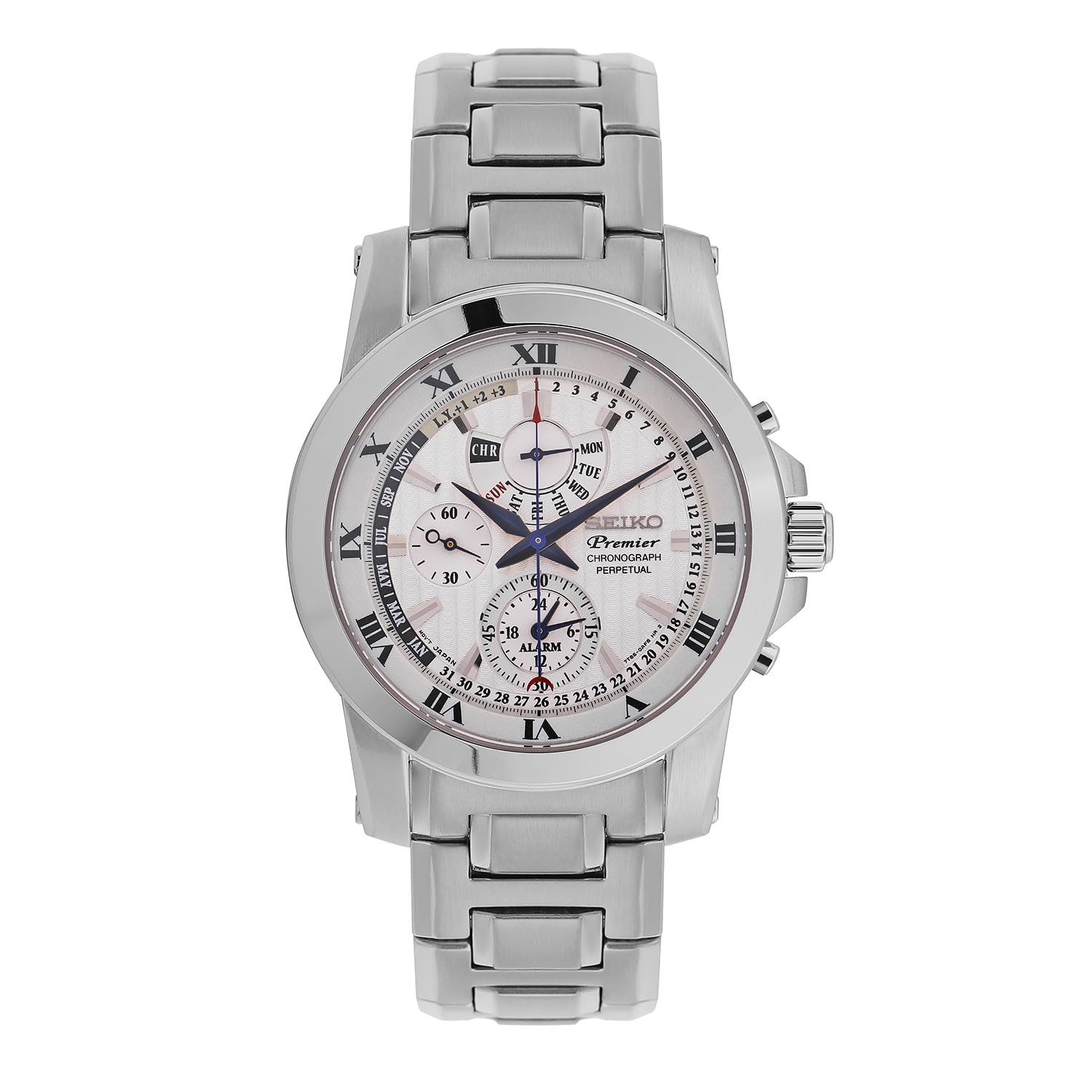 Seiko Premier Chronograph White Dial Mens Watch-SPC159P1 (B01671J2I6) Amazon Price History, Amazon Price Tracker