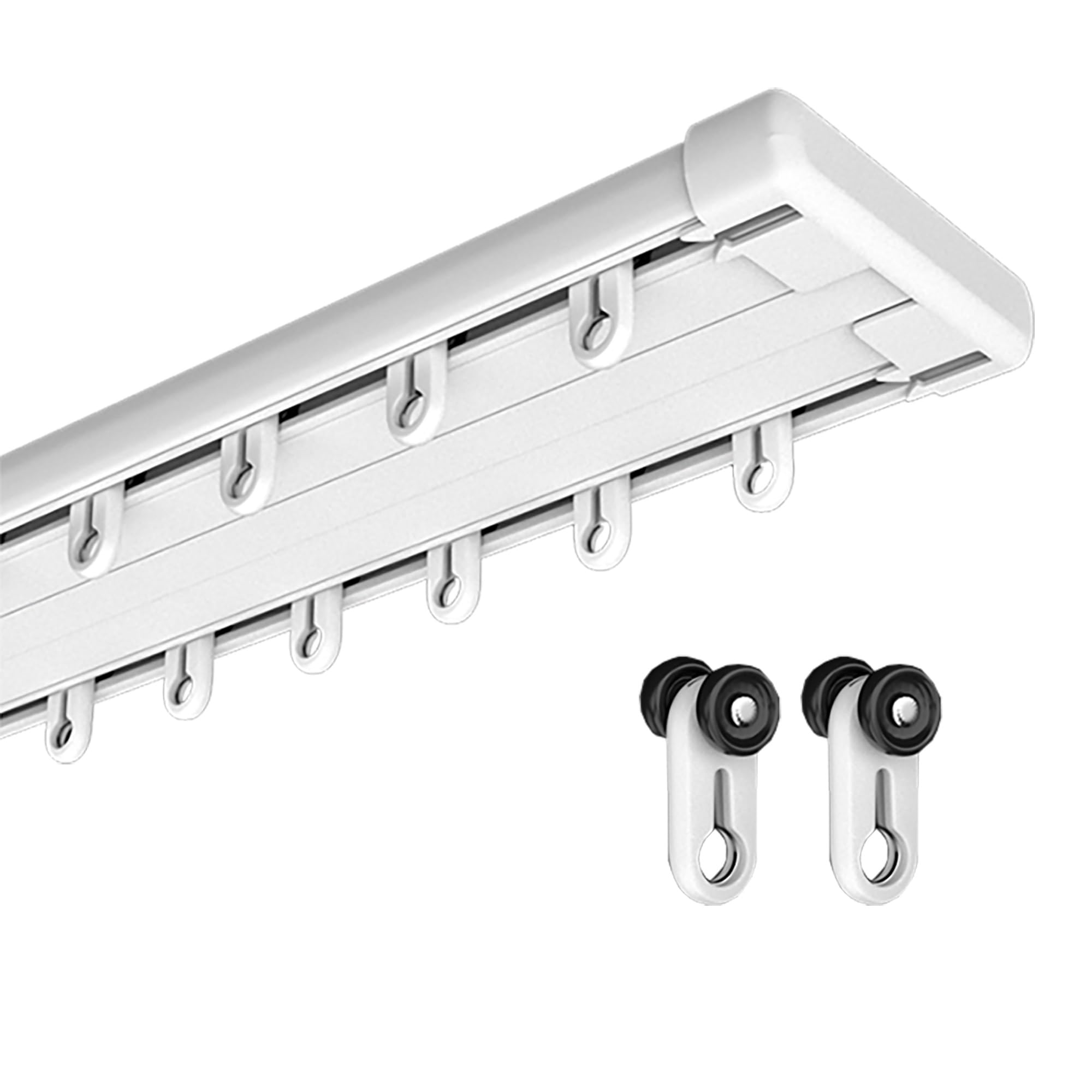 Tringle double rideau plafond en aluminium haut de gamme