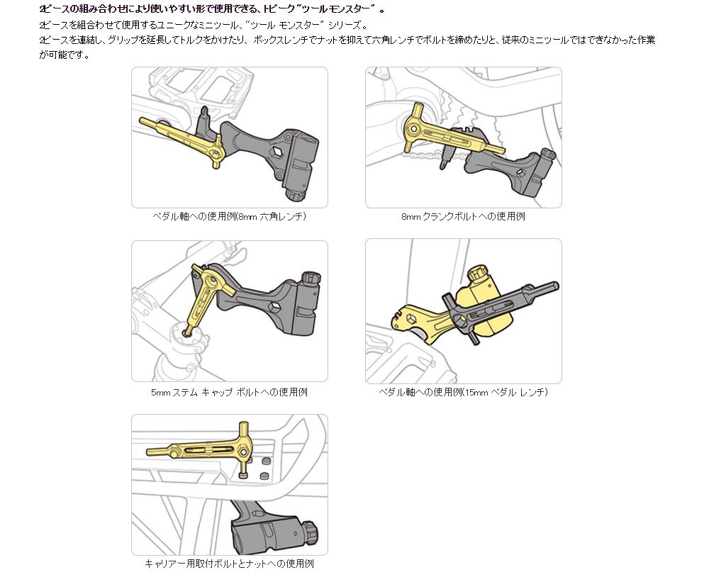 Amazon.co.jp: TOPEAK(トピーク) ツール モンスター エアー TOL34000