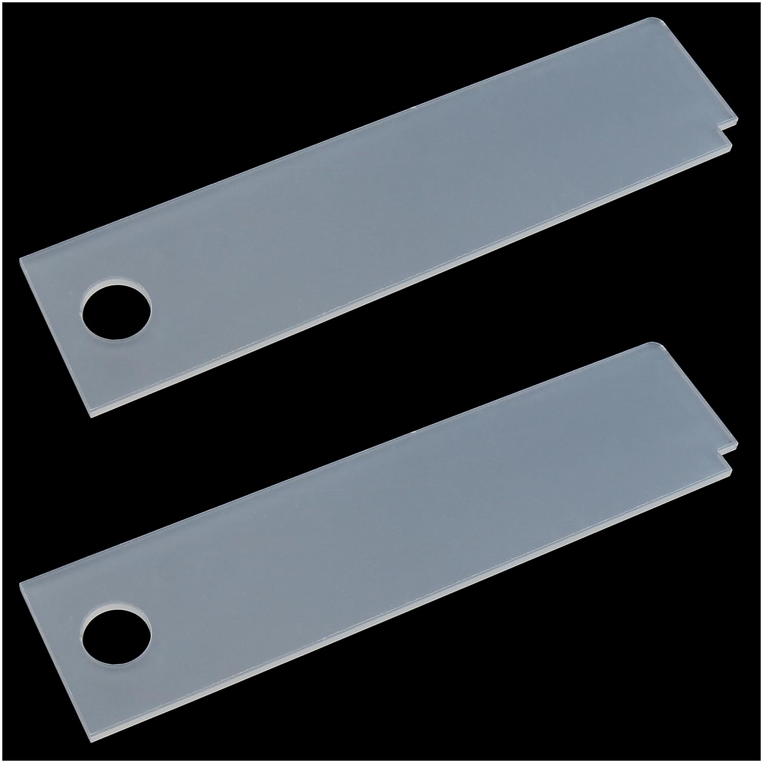 ZZHXSM 2PCS Universal Acrylic Ski Wax Scraper Snow Wax Scraper Snowboard Accessories Snowboard Tool