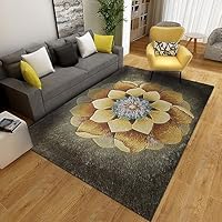 Amazon｜[DHTYL] ラグ カーペット カラー14 風水 室内 植物柄