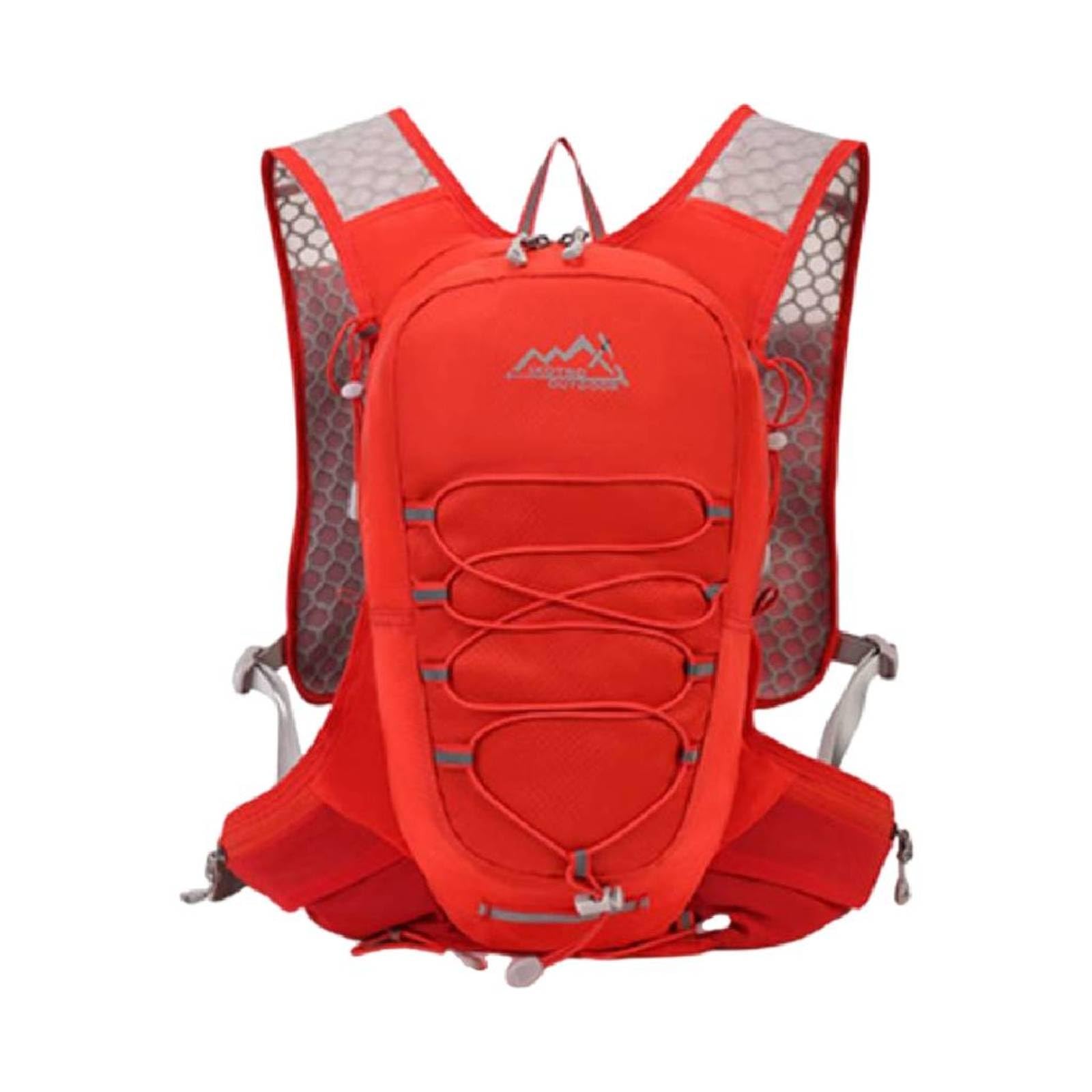 Breathable Trail Running Backpack 3D Mesh Ventilated Running Pack Lightweight Hydration Backpack Nylon for Hiking, Mountain Climbing, Cycling, Red | Sporting Goods | Outdoor Sports-image-49