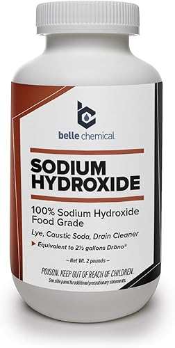 Miniatura 3 de Hidróxido de sodio (grado alimenticio) 5 libras