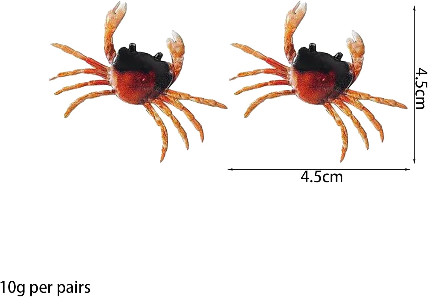 Anmpab Cute Crab Stud Earrings for Women Funny Ocean Animal Crab Drop Dangle Earrings Beach Party Jewelry - Image 5