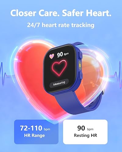 Miniatura 4 de MorePro Reloj inteligente para niños, no requiere aplicación, no requiere teléfono, reloj de seguimiento de actividad física para niños con