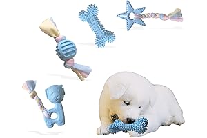 Puppy Teething Toys (4-Pack Blue)