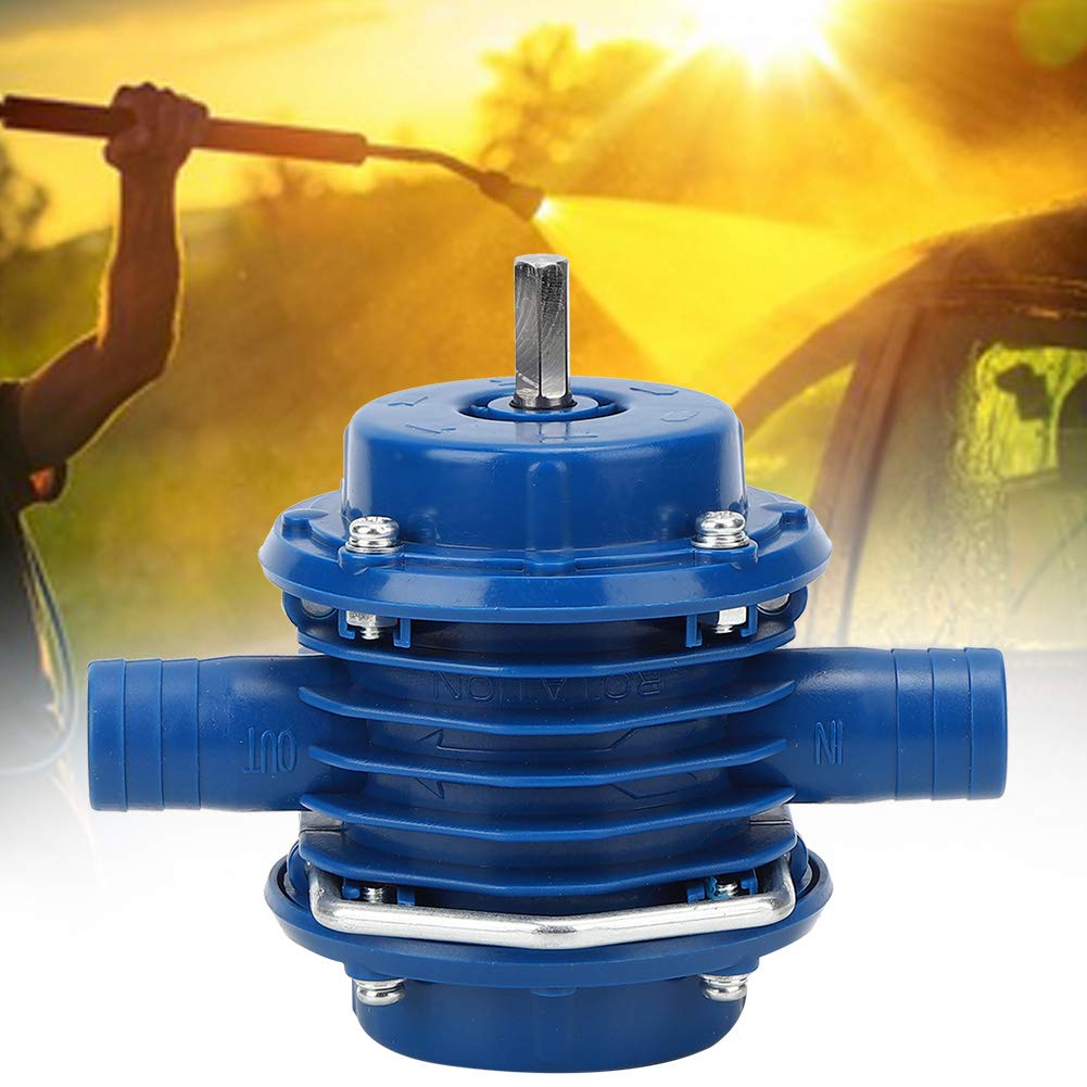 Focket Trapano Elettrico Pompa per Trasferimento di Acqua, Olio e Fluidi, | Pompa portatile per il trasferimento dell\'acqua, con punta da trapano da 0,3 pollici, per il drenaggio del giardino