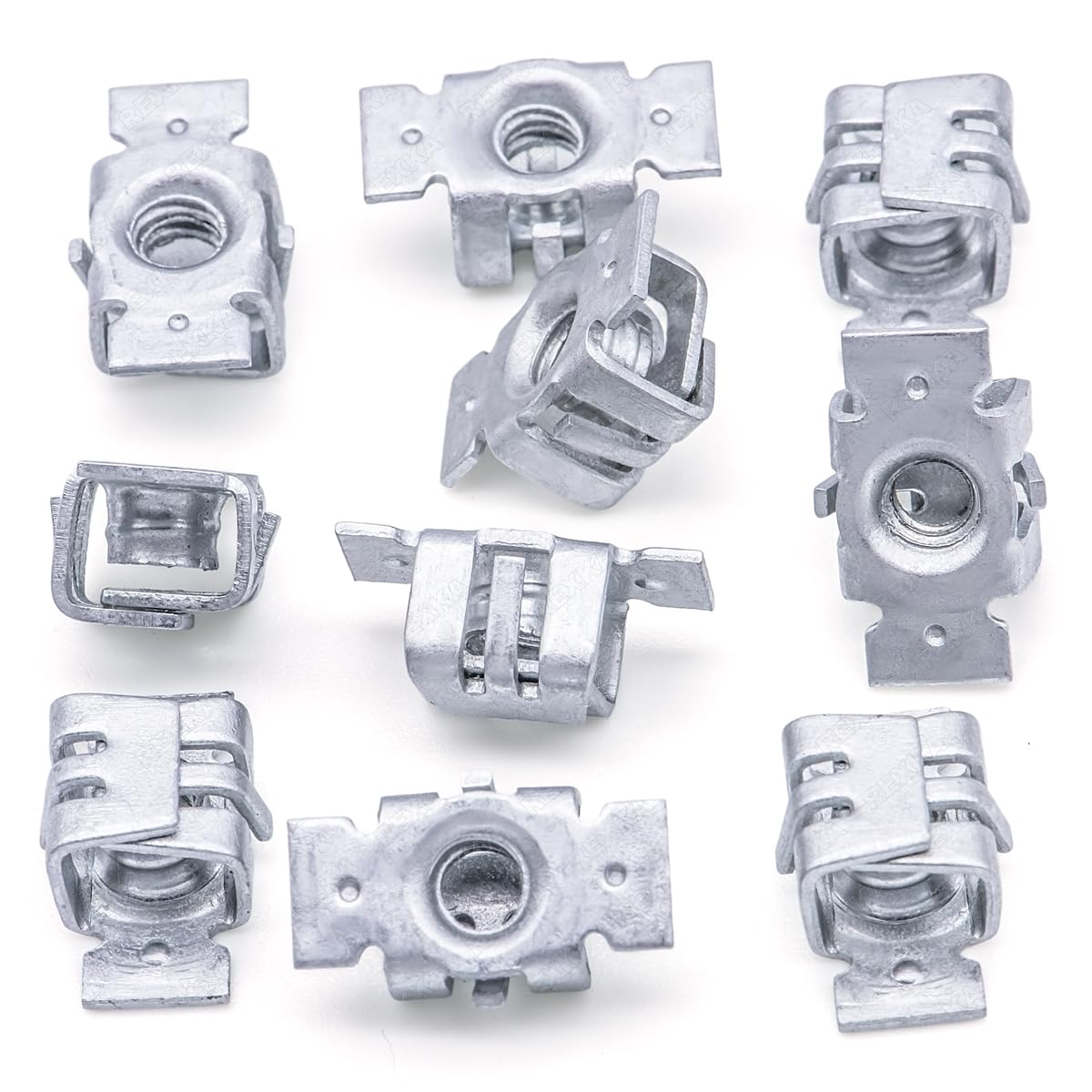 Rexka 10pcs Bumper Cover Fender Liner U Nut Clips 11609952 for GM Chevy Hummer Buick Cadillac Saturn Cadillac GMC Trucks - Multipurpose