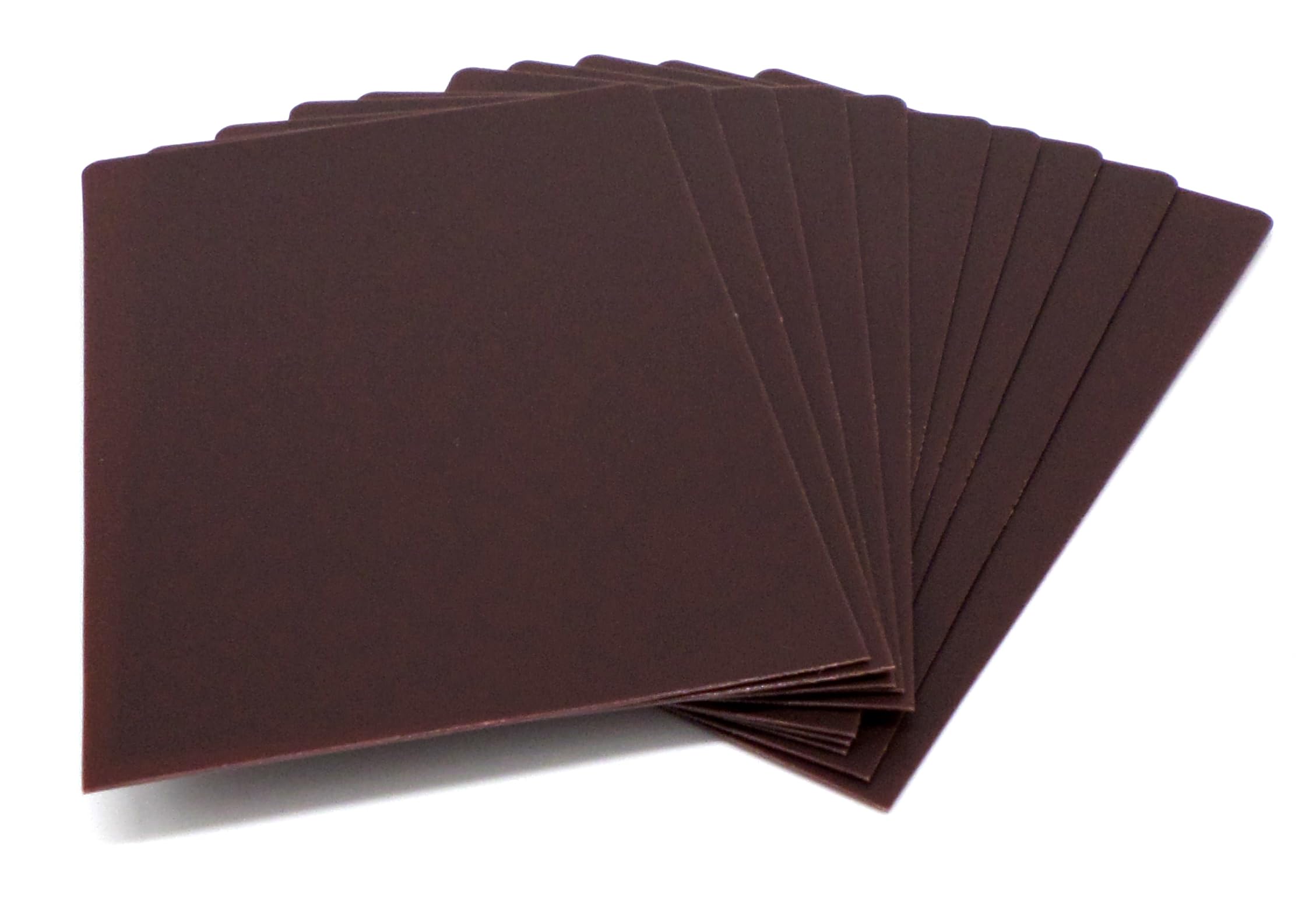 10 Docsmagic.de Trading Card Deck Divider Brown 68 x 97 mm