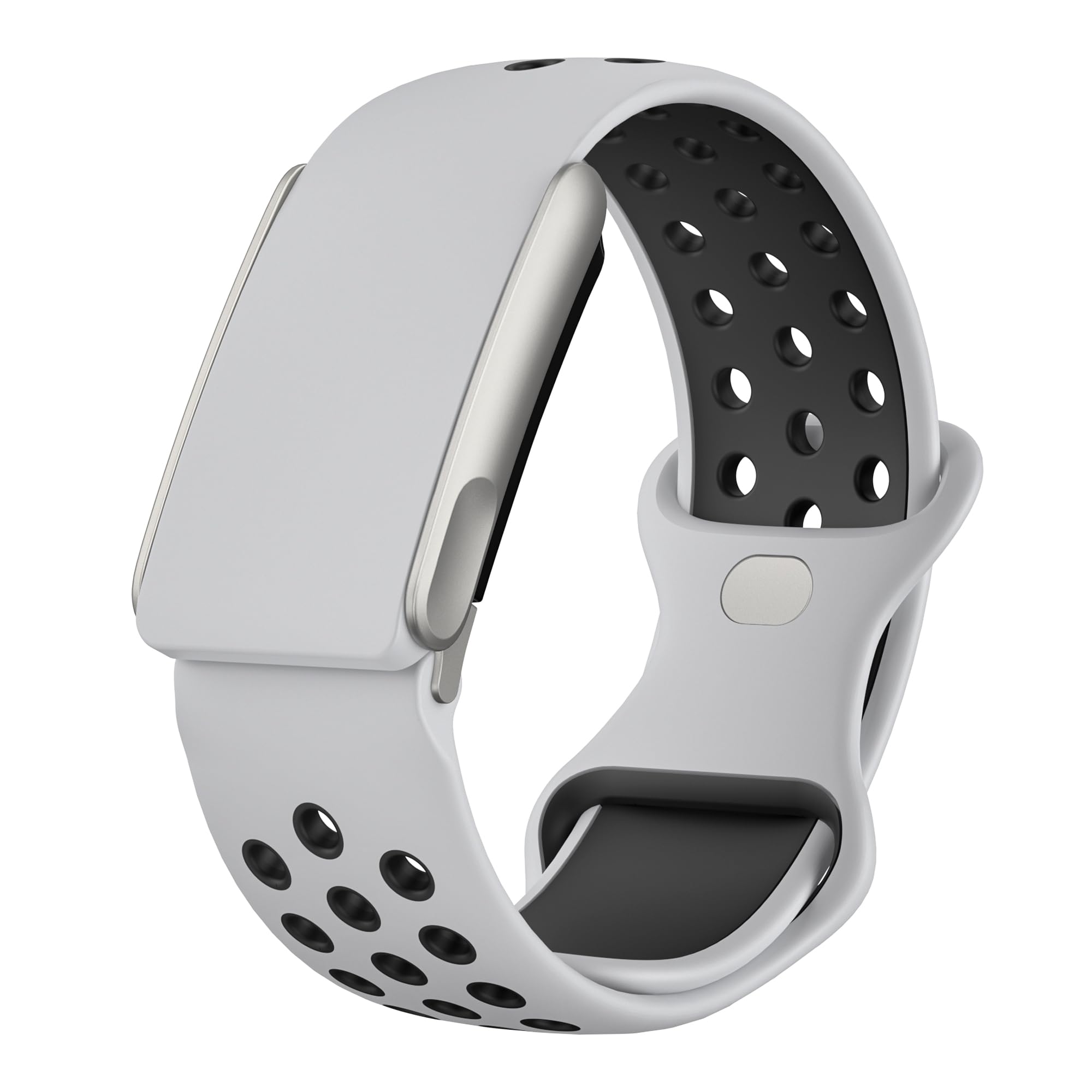 omee Silicone Sport Band Compatible with Whoop 5.0 Band Strap Men Women, Breathable Sport Adjustable Waterproof Replacement Wristbands Straps for Whoop 5.0 Silicone Bands