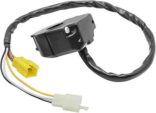 Miniatura 5 de M MATI Botón de interruptor de faro delantero de arranque y parada de manillar para Suzuki LT230GE LT250EF LTF230 1985 1986 1987 37400-24502