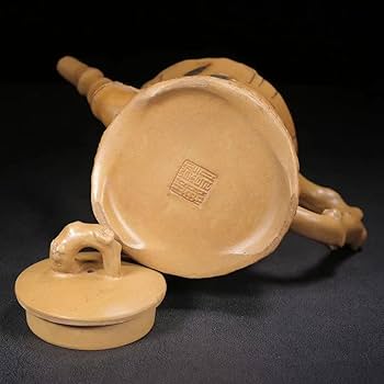 Amazon | 中国古美術・原鉱段泥 高風亮節壺 底款:陳鳴遠 紫砂壺・急須