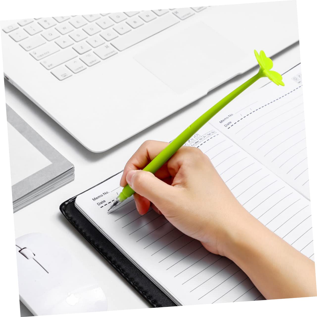 FIXOSHEE 10 Stück Gelstifte - Vierblättriges Kleeblatt Design | Bunte Schreibstifte Für Schule