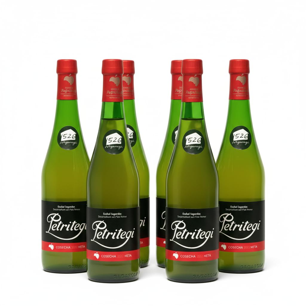 Sidra Natural del País Vasco 100% Manzanas Autóctonas Denominación de Origen Euskal Sagardoa 6% vol Pack 6