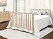 Sorelle Essex Euro 4-in-1 – Nursery Furniture Set, Wooden Baby Crib with Non-Toxic Finish, Integrated, Toddler Bed, Daybed, and Full-Size Bed Conversion Kit – Natural