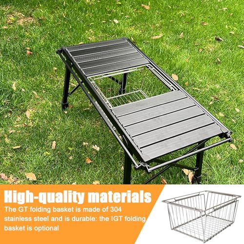 Panier de table pliant de camping pour libérer de l'espace sur les tables encombrées - 3