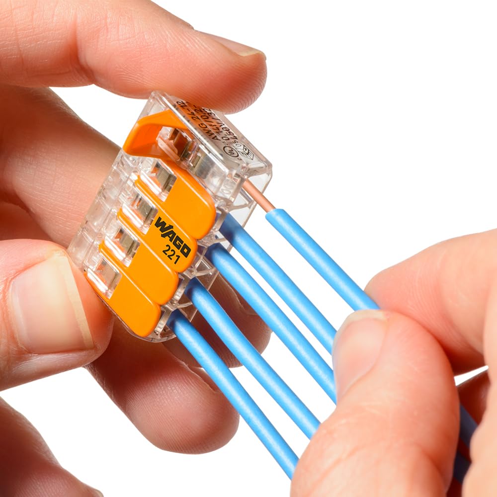 Boîte de 50 bornes de connexion automatique S221-5 entrées
