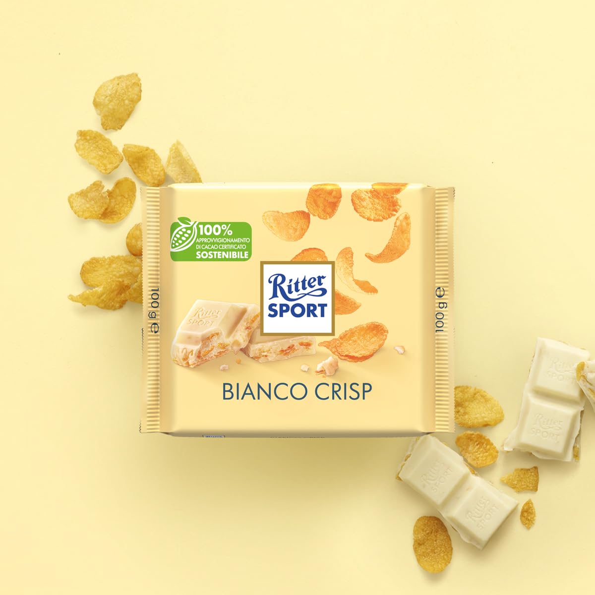 Ritter Sport Ciocc.100Gr Bianco Crisp