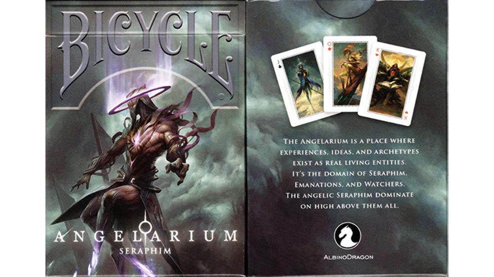 Albino Dragon Angelarium - Seraphim Playing Cards