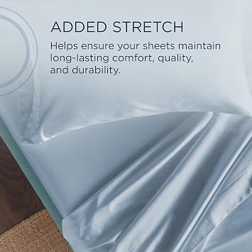 TEMPUR Classic Cotton Sheet Set Sleepy Blue - King
