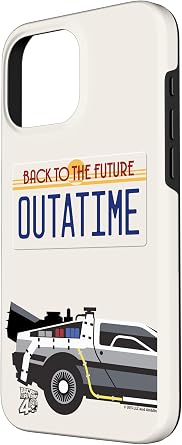 Back to the Future OUTATIME License Plate Case for iPhone 16 Pro Max