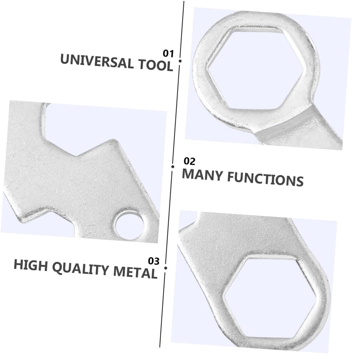 4pcs Portable Skateboard Wrench Tool Multifunctional Skate Tool for Axle Nuts Mounting Hardware and Nut Essential for Skateboard Assembly and Repairs