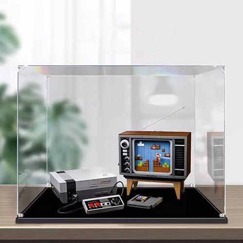 Miniatura 2 de Vitrina acrílica para Lego Super Mario Nintendo Entertainment System 71374 Modelo - Caja de almacenamiento anti-UV a prueba de polvo (0.079 in