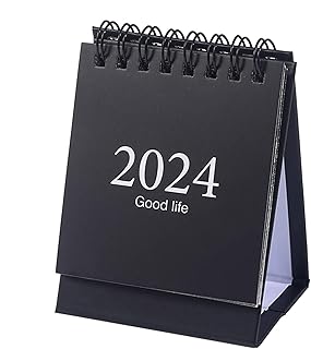 2024 卓上カレンダー - 反転小型月間プランナー カレンダー、ステッカー付きポータブル卓上カレンダー |小さな 2024 マンスリー プランナー カレンダーを反転、組織と計画のためのスタンディング デスク カレンダー