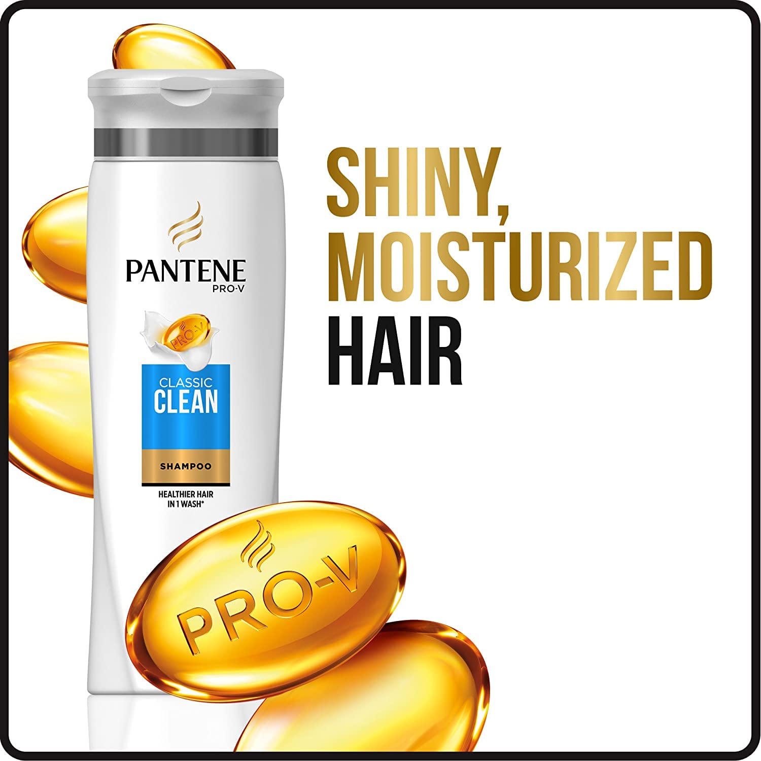 Pantene Pro-V Classic Clean Daily Shampoo 25.4 Fl Oz (Pack of 2)