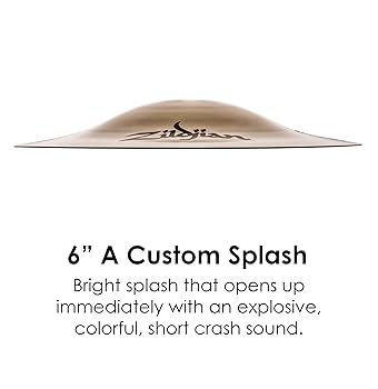 Amazon.com: Zildjian A Custom Splash - 6 Inches : Musical