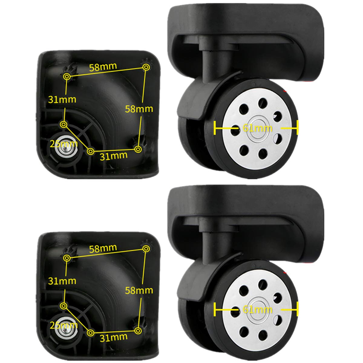 Buy Replacement Spring Luggage Wheels W238 (Di Long) Replacement
