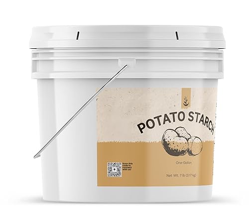 Miniatura 3 de Pure Original Ingredients Almidón de patata (1 galón) Alternativa de trigo y maíz, sin OMG, espesante para hornear y cocinar