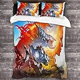 Set di biancheria da letto Horizon Zero Dawn: questo lenzuolo è perfetto per i proprietari di casa con gusto sofisticato nella decorazione della casa. Il colore favoloso ravviva questo lenzuolo con un aspetto elegante e superiore per aggiungere un tocco chic alla tua stanza. Fa sembrare la tua camera da letto come una rivista. Ideale per qualsiasi stanza della vostra casa: camera da letto, camera degli ospiti, camera dei bambini, camper, casa vacanza.