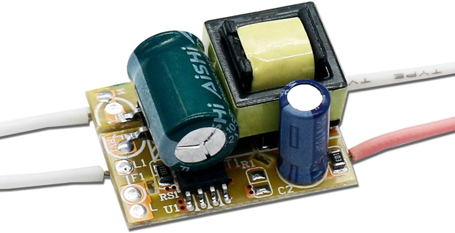Amazon.com: OUSIKA LED Driver 3W 4W 5W Onboard LED Power Unit Output ...