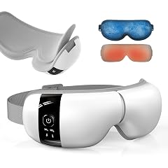 HubiCare Ultra Quiet with Double Pad Eye Massager under 30dB Heat Cooling for Enhanced Comfort Airbag and Bluetooth