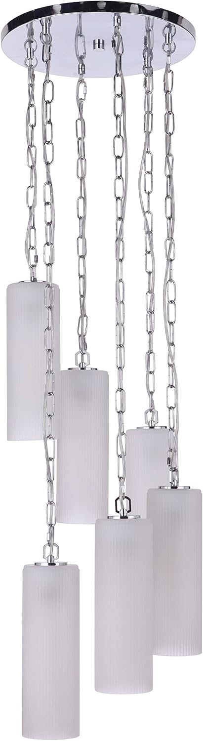 Craftmade MYOS 6 Light Pendant, Chrome, 57996-CH