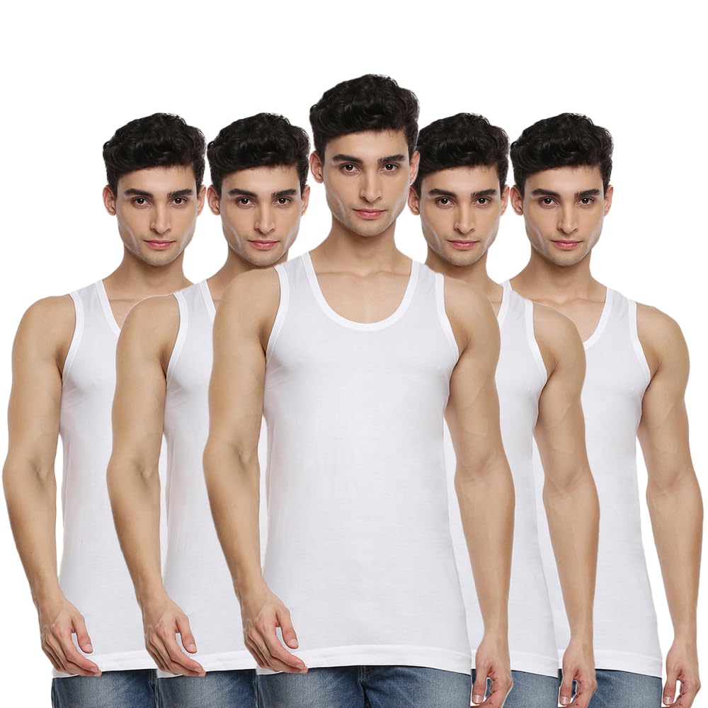 Men's Sleeveless Scoop Neck Vest Combo Pack