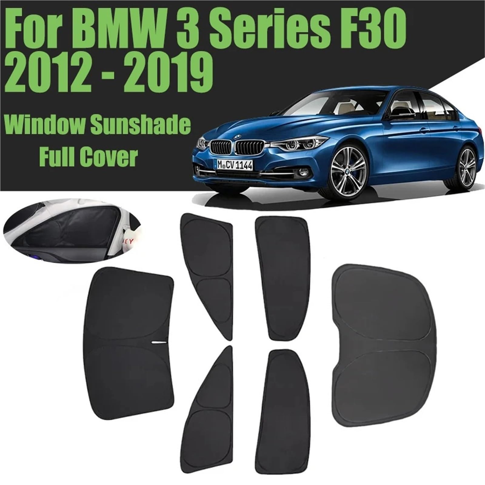 Sonnenblende Auto Netz Für BMW 3 Series F30 Full 2012-2019