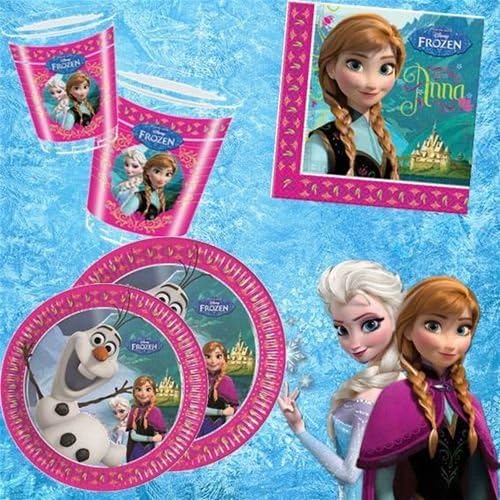 Procos Set party Frozen 16 piatti cm.20 16 bicchieri 20 tovaglioli