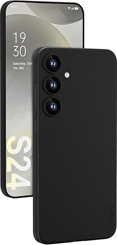 memumi Funda ultradelgada para Samsung Galaxy S24, súper ligera de 0.012 in mate dura cubierta trasera para Galaxy S24, funda delgada para teléfono