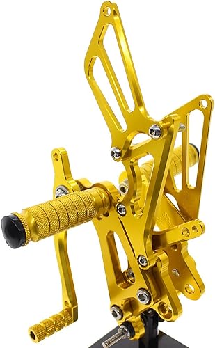 Miniatura 34 de FXCNC CNC CBR 600RR Billet - Juego de clavijas traseras para motocicleta, reposapiés trasero totalmente ajustables, compatibles con CBR600RR 2007