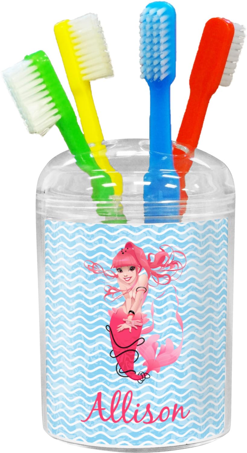 RNK Shops Personalized Mermaid Toothbrush Holder