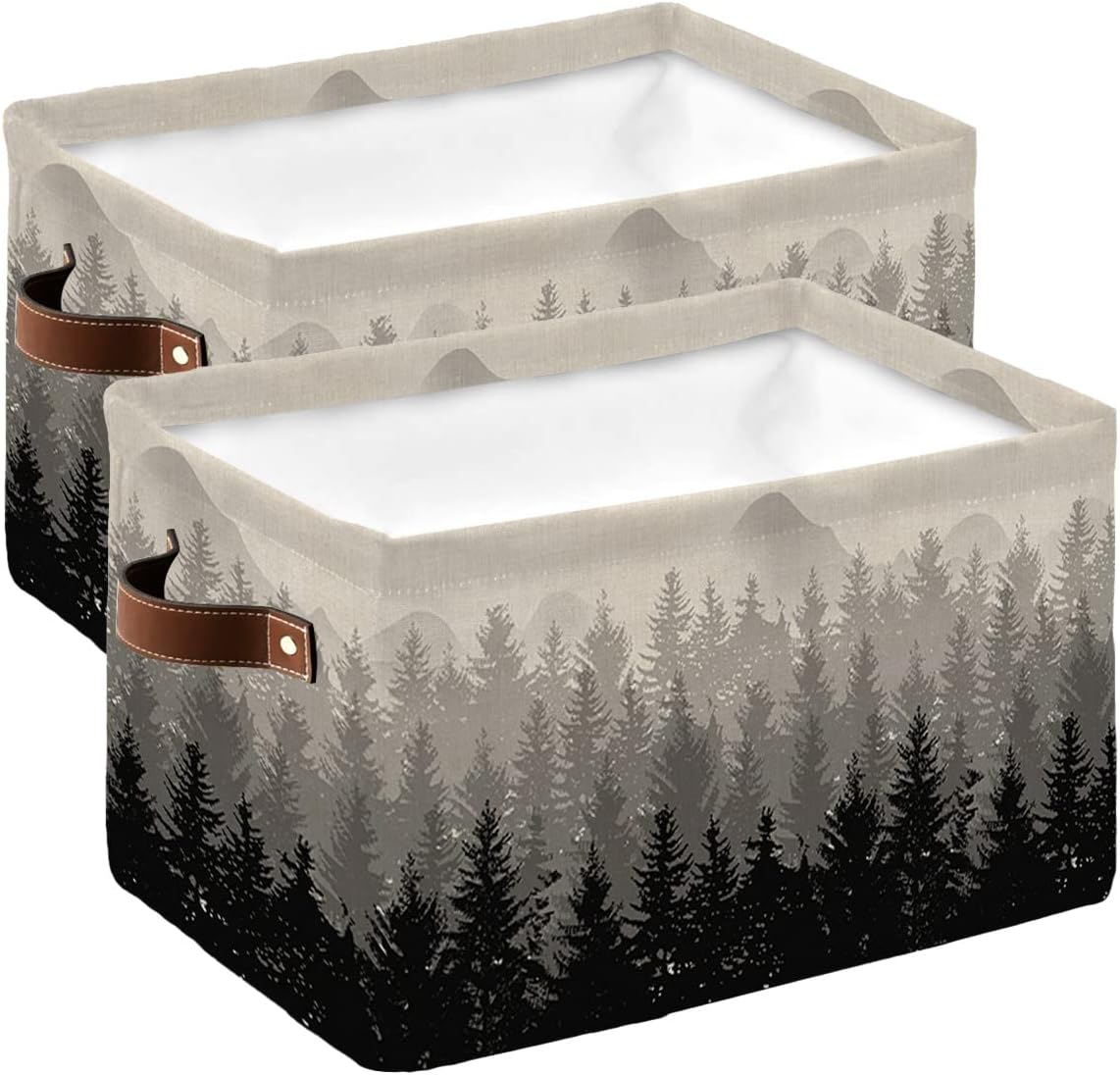 Storage Baskets for Shelves, Foldable Rectangle Storage