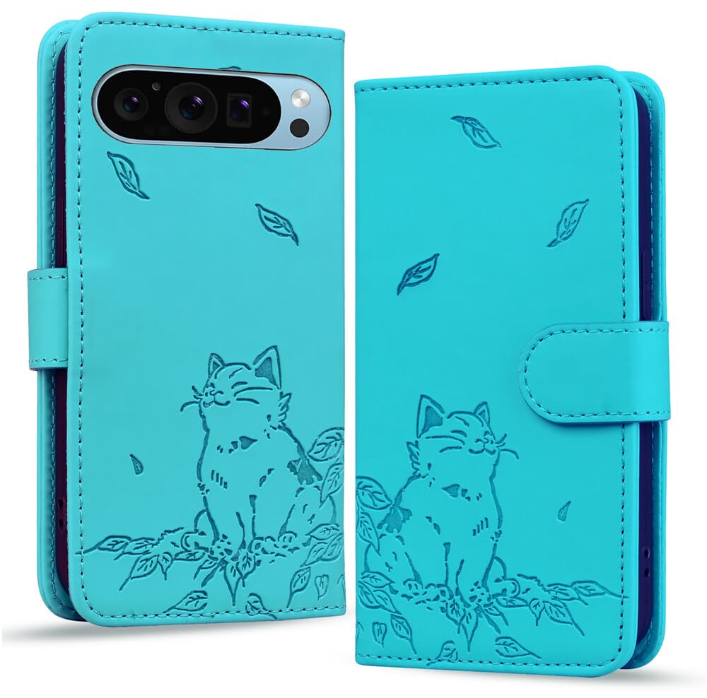 Étui Google Pixel 7A bleu lac pour éviter les chocs au quotidien