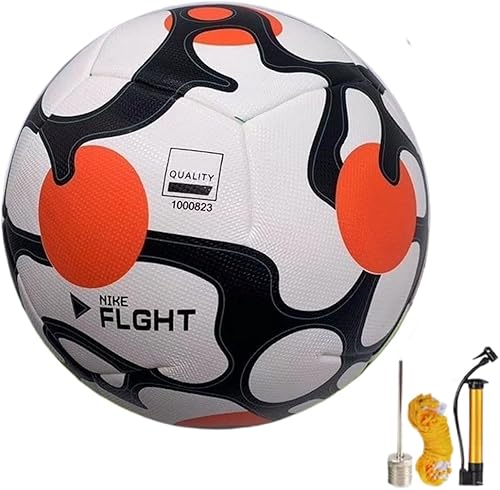 Miniatura 29 de Balón de fútbol de la liga Dorhob tamaño 5 y tamaño 4, balón de partido enlazado térmicamente con costuras sin costuras - Cuero PU profesional de