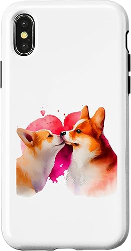 Miniatura 7 de iPhone 11 Pro Max Two Loving Corgis In Love Heart - Funda para perro Corgi