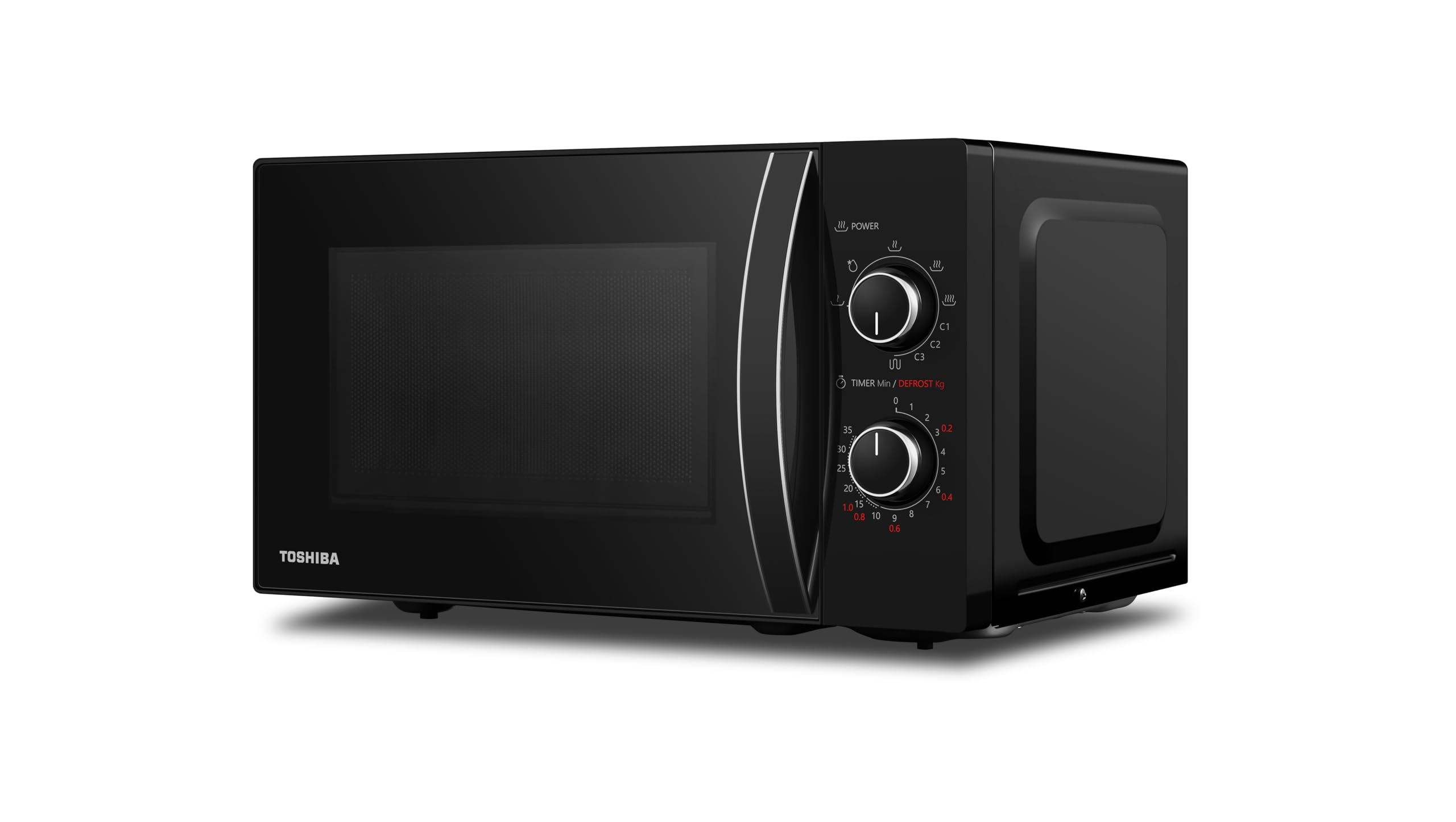 TOSHIBA Fours à vapeur de la marque modèle Microonde MW Mg20P Black Black