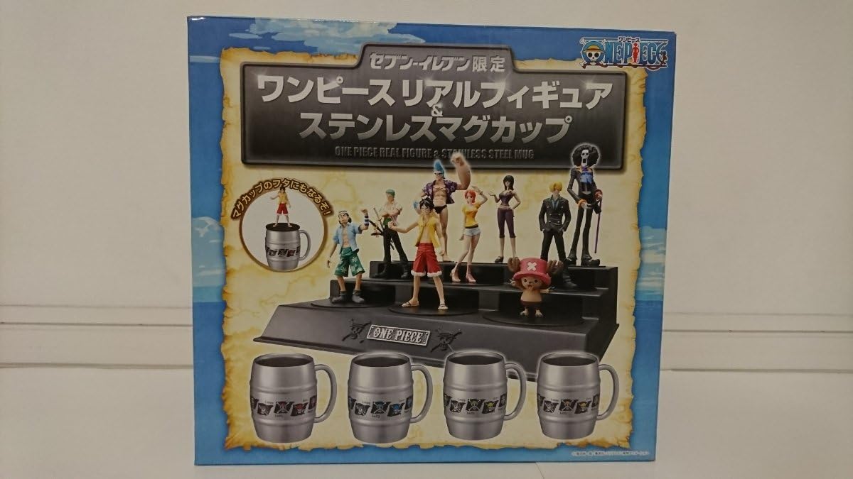Amazon Co Jp セブンイレブン限定ワンピースフィギュア マグカップ タンブラー 樽型グラス 新品未使用品 当選品 非売品 セット ホーム キッチン