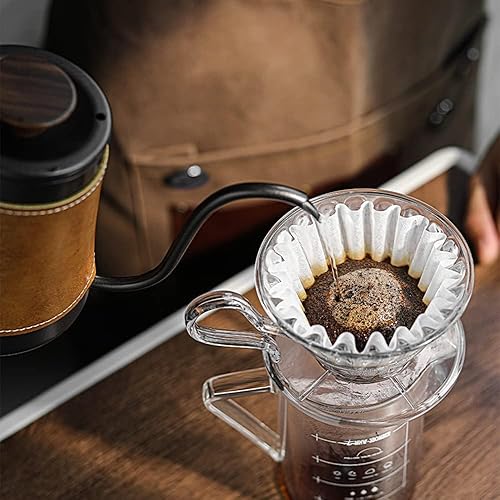 Miniatura 5 de Filtros de café de 1 a 4 tazas, papel blanco, cafeteras y cafeteras de goteo estilo cesta junior, filtro de café sin cloro, 50 unidades