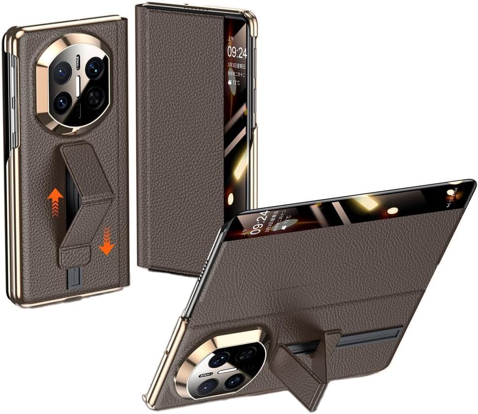 Housse en cuir véritable Huawei Mate X7 protection intégrale premium